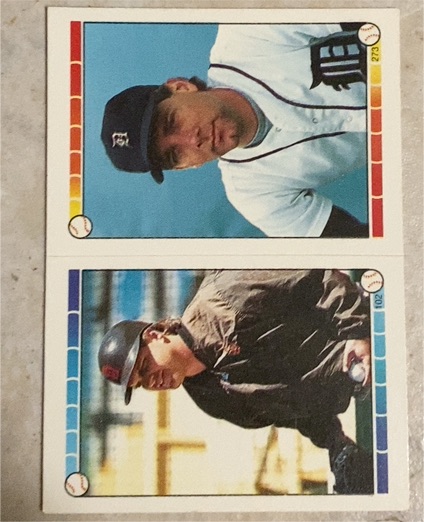 1989 Topps Stickers #217b Mark Davis — front