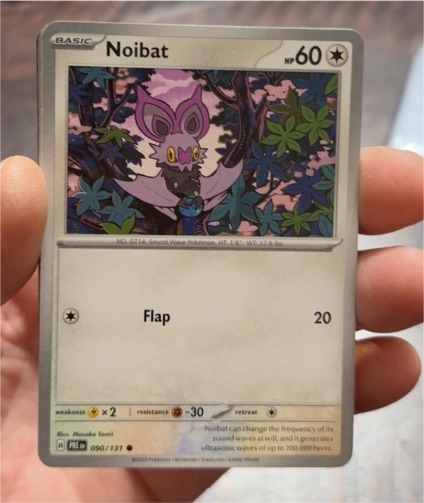 2022 Pokémon Scarlet & Violet Prismatic Evolutions #090 Noibat — front