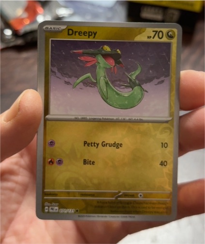 2025 Pokémon Scarlet & Violet Prismatic Evolutions #071 Dreepy — front