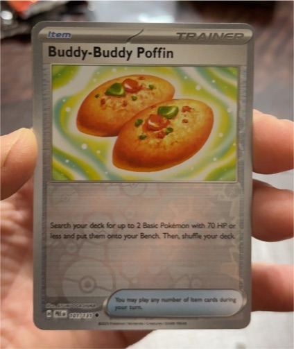 2024 Pokémon Prismatic Evolutions #101 Buddy-Buddy Poffin — front