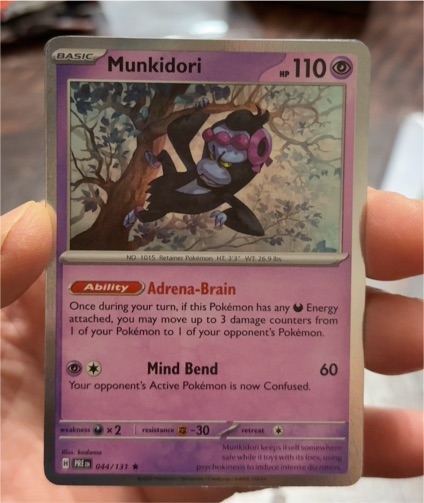 2016 Pokémon Prismatic Evolutions #044 Munkidori — front