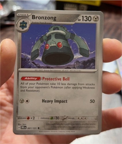 2016 Pokémon Prismatic Evolutions #067 Bronzong — front