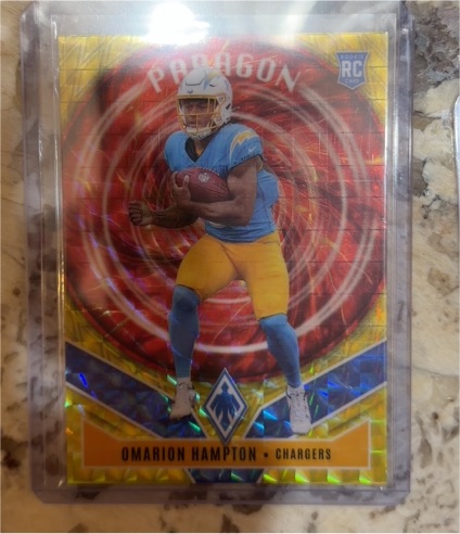 2025 Panini Phoenix Paragon #9 Omarion Hampton — front