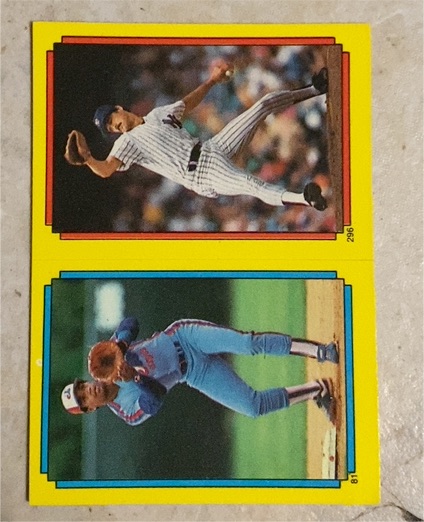 1988 Topps Stickers #296 Ron Guidry — front