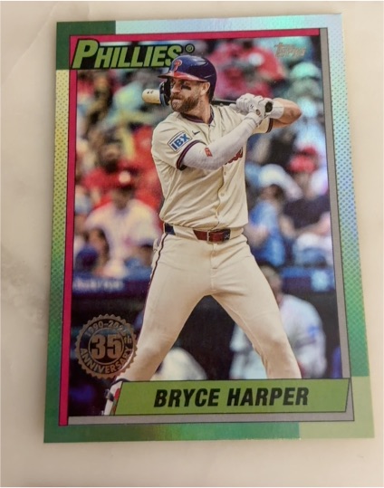 2025 Topps Update #U90-15 Bryce Harper — front