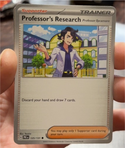 2021 Pokémon Prismatic Evolutions #125 Professor's Research [Professor Sycamore] — front