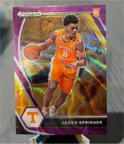 2021 Panini Prizm Draft Picks #19 Jaden Springer — front