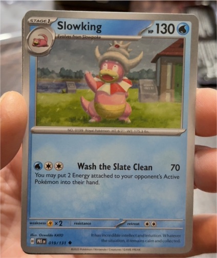 2025 Pokémon TCG Prismatic Evolutions #019 Slowking — front