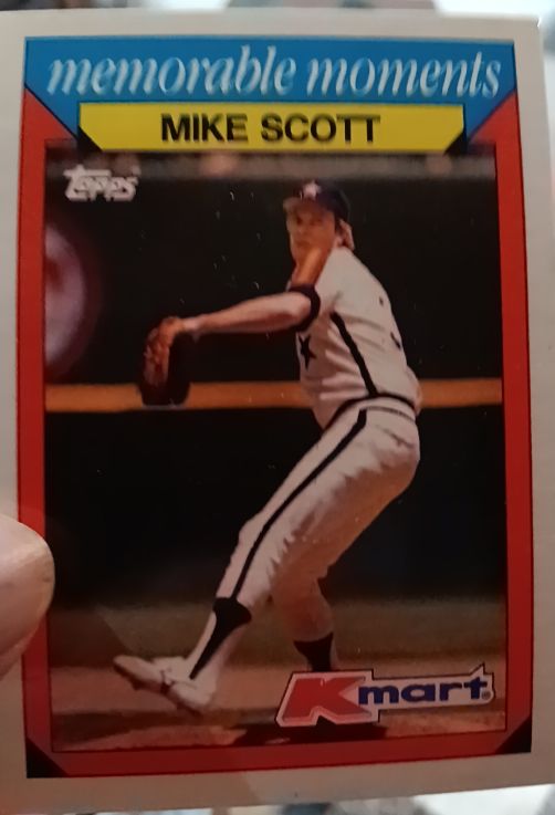 1988 Topps Kmart Memorable Moments #26 Mike Scott — front