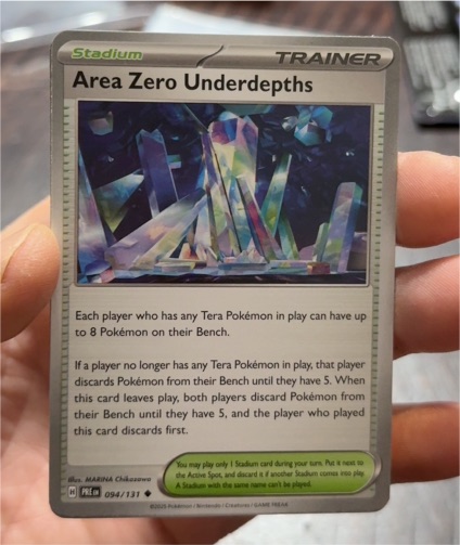 2022 Pokémon SV: Prismatic Evolutions #094 Area Zero Underdepths — front