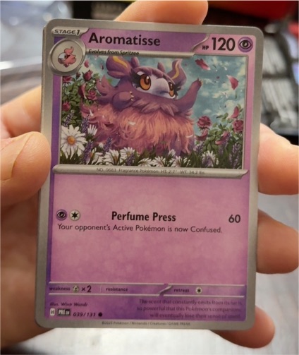 2017 Pokémon TCG Prismatic Evolutions #039 Aromatisse — front