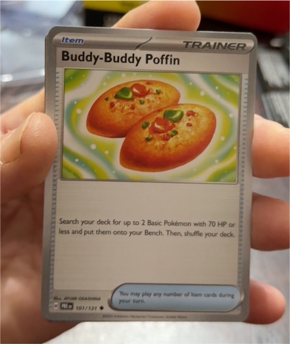 2022 Pokémon SV: Prismatic Evolutions #101 Buddy-Buddy Poffin — front