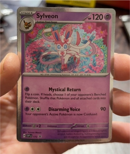 2022 Pokémon SV Black Star Promo #172 Sylveon — front