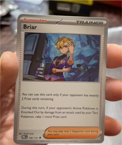 2023 Pokémon Scarlet & Violet Prismatic Evolutions #100 Briar — front