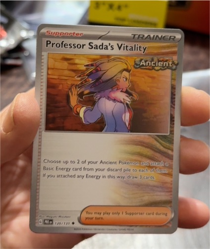 2023 Pokémon TCG Prismatic Evolutions #120 Professor Sada's Vitality — front
