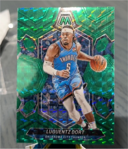2023-24 Panini Mosaic #191 Luguentz Dort — front