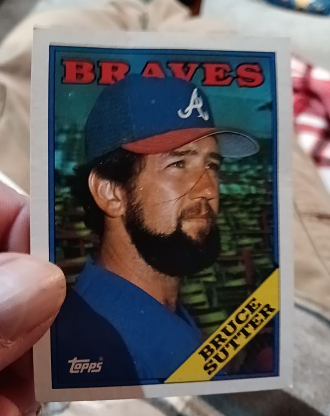 1988 Topps #155 Bruce Sutter — front