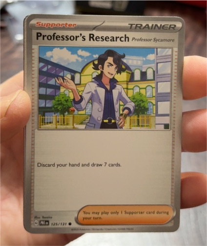2021 Pokémon SV: Prismatic Evolutions #125 Professor's Research Professor Sycamore — front