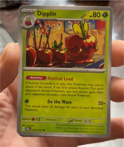 2020 Pokemon SV: Twilight Masquerade #018 Dipplin — front