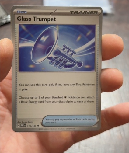 2025 Pokémon SV: Prismatic Evolutions #110 Glass Trumpet — front