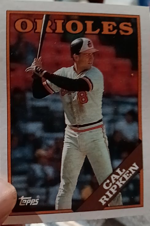 1988 Topps #650 Cal Ripken — front