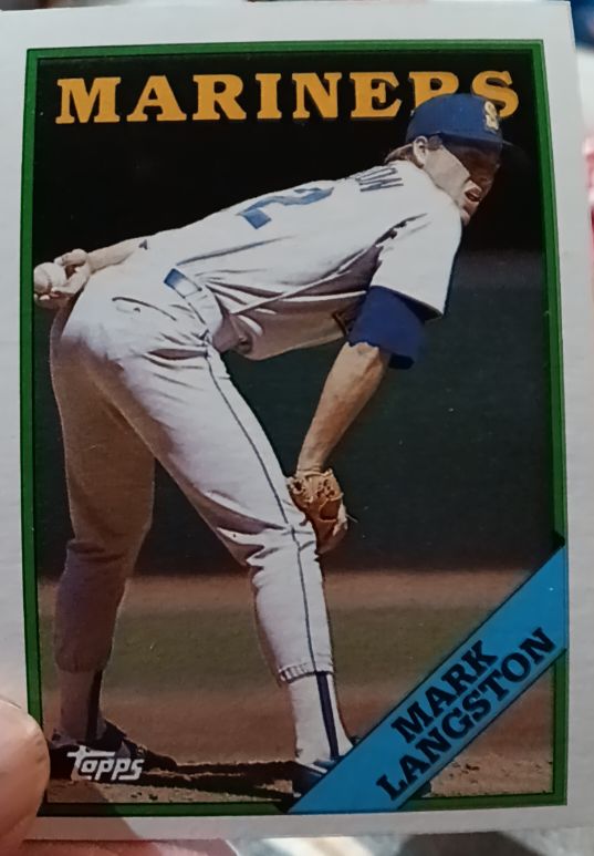 1988 Topps #80 Mark Langston — front