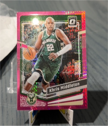 2023-24 Panini Donruss Optic #11 Khris Middleton — front