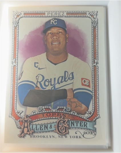 2025 Topps Allen & Ginter #165 Salvador Perez — front