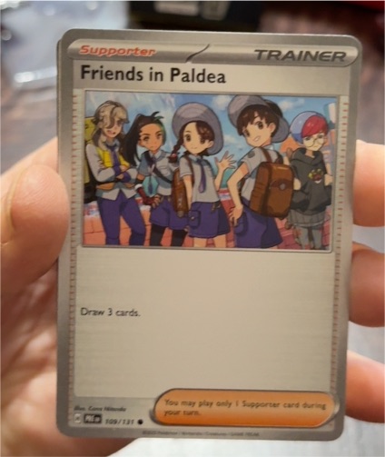 2022 Pokémon Prismatic Evolutions #109 Friends in Paldea — front
