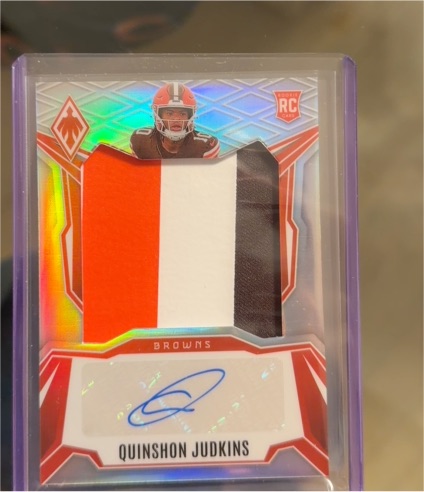 2025 Panini Phoenix #RPS-QJ Quinshon Judkins — front