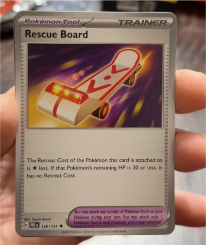 2022 Pokémon SV: Prismatic Evolutions #126 Rescue Board — front