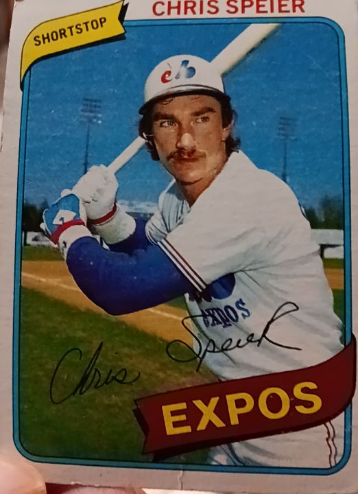 1980 Topps #319 Chris Speier — front