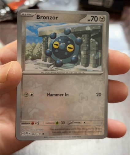 2016 Pokémon Prismatic Evolutions #66 Bronzor — front