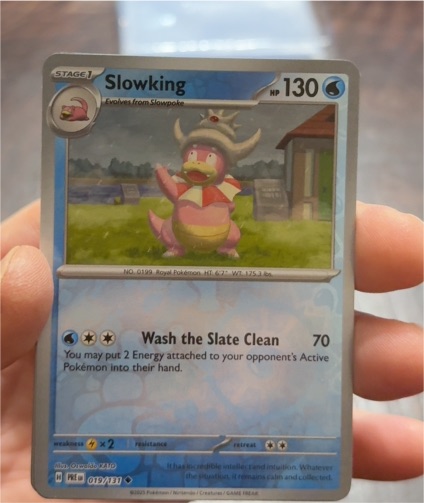 2025 Pokémon Prismatic Evolutions #19 Slowking — front
