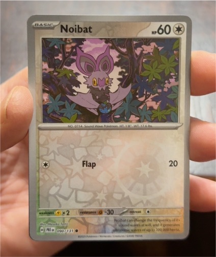 2023 Pokémon SV: Prismatic Evolutions #090 Noibat — front