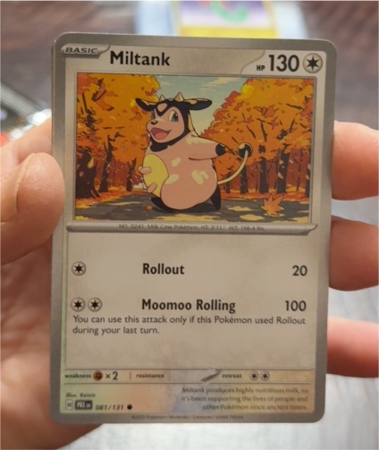 2025 Pokémon Prismatic Evolutions #081 Miltank — front