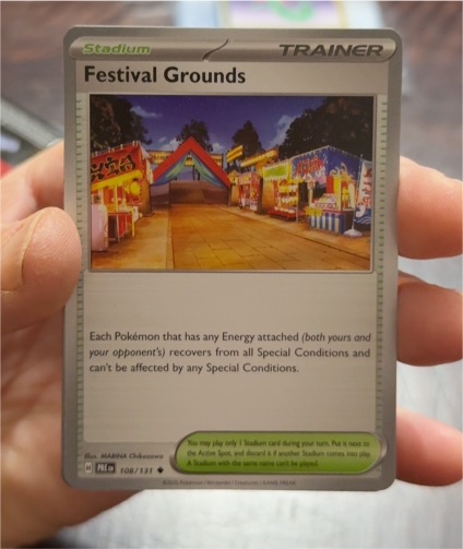 2016 Pokémon Prismatic Evolutions #108 Festival Grounds — front