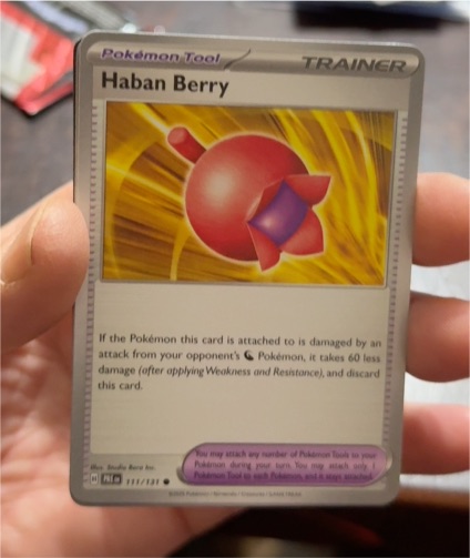 2022 Pokémon Scarlet & Violet Prismatic Evolutions #111 Haban Berry — front