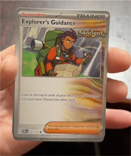 2024 Pokémon Scarlet & Violet Temporal Forces #147 Explorer's Guidance — front