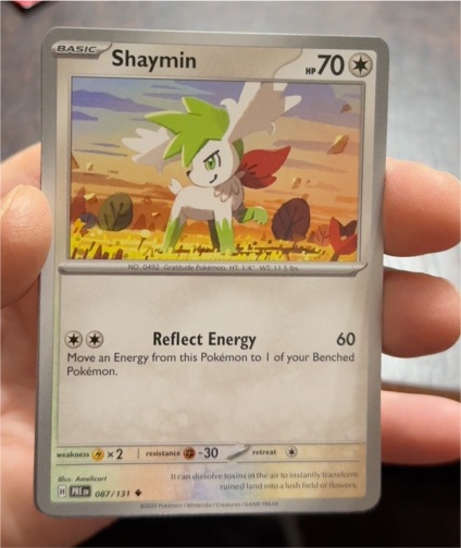 2022 Pokémon Prismatic Evolutions #087 Shaymin — front