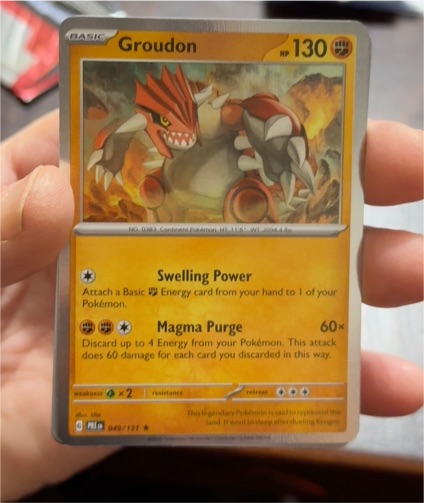 2025 Pokémon SV Prismatic Evolutions #049 Groudon — front