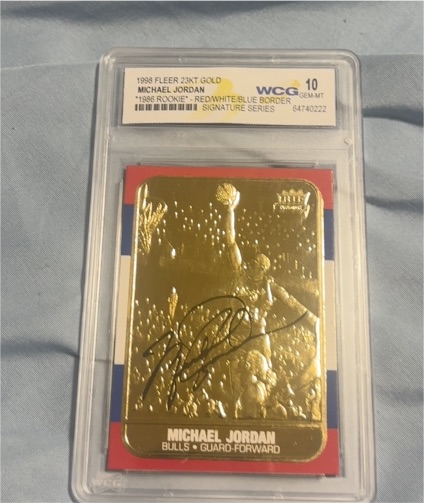1998 Fleer 23KT Gold #Michael Jordan — front