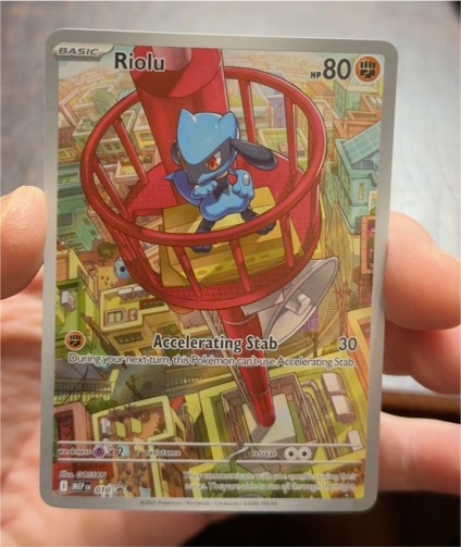 2025 Pokémon #010 Riolu Mega Evolution Promo — front