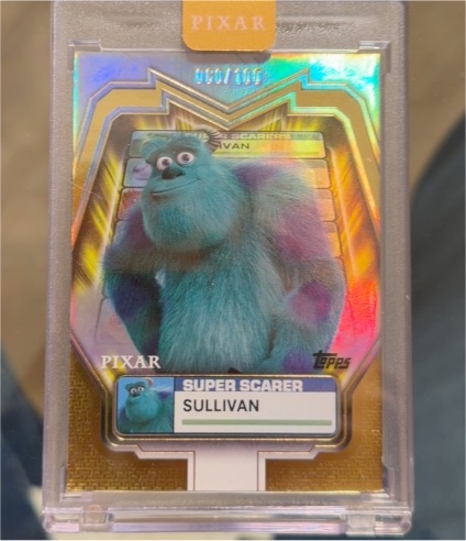 2025 Topps Pixar Gold Super Scarer Sullivan #S-1 — front