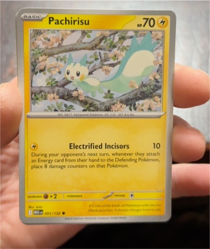 2025 Pokemon ME01: Mega Evolution #051 Pachirisu — front