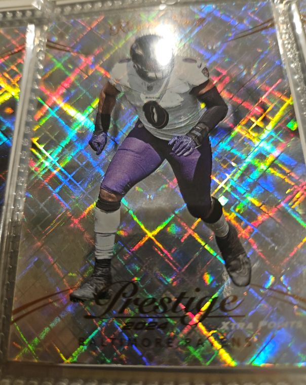 2024 Panini Prestige Xtra Points Diamond Baltimore Ravens Player — front