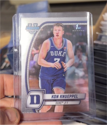 2024-25 Bowman Chrome University #48 Kon Knueppel — front