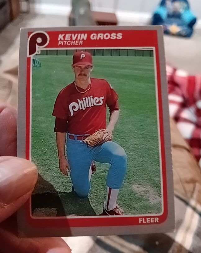 1985 Fleer #252 Kevin Gross — front