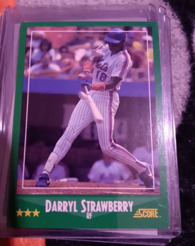 1988 Score #360 Darryl Strawberry — front