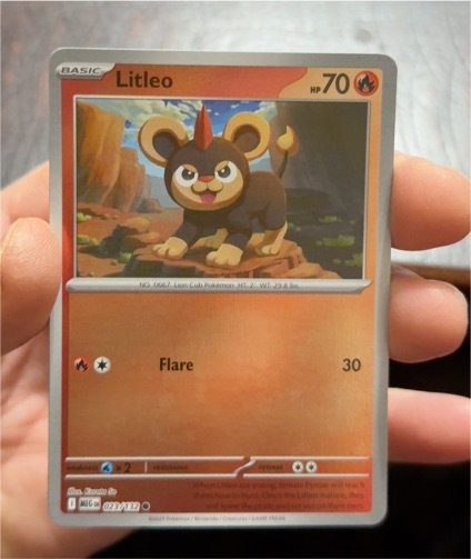 2025 Pokemon Mega Evolution #023 Litleo — front